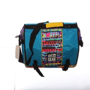 L A Gear Get In Gear Retro Neon Satchel Bag